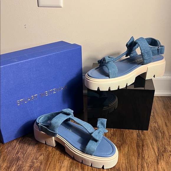 Stuart Weitzman Shoes - Stuart Weitzman Denim Sandals